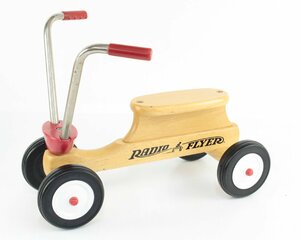 【中古品】RADIO FLYER ラジオフライヤー キッズ ４輪車木製玩具 ：