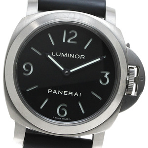 パネライ PANERAI PAM00176 ルミノール ベース 手巻き メンズ 保証書付き_816451