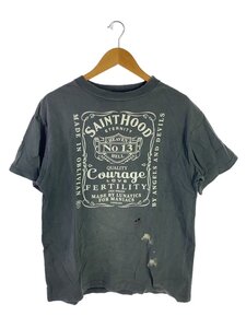 SAINT MICHAEL◆Tシャツ/S/コットン/GRY/SM-S23-0000-116