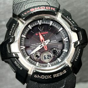 CASIO カシオ G-SHOCK ジーショック The G GW-1500J-1AJF 腕時計 タフソーラー 電波ソーラー アナデジ ブラック×レッド 多機能 動作確認済