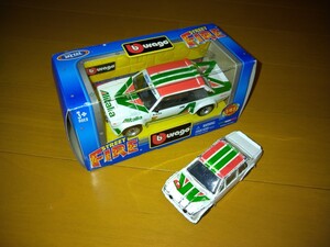 ブラゴ　FIAT　131 ABARTH　RALLY　alitaliaカラー　1/43 オマケ無名131付