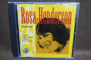 【中古CD】ROSA HENDERSON 1923-1931 / FATS WALLER FLETCHER HENDERSON JAMES P. JOHNSON / 608917901627 / RTR 79016