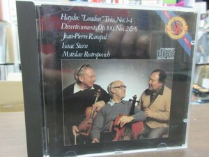 天9//CD///無傷!!★米盤★ハイドン：London Trios Nos.1-4／ランパル（Jean-Pierre Rampa）,アイザック・スターン（Isaac Stern）,