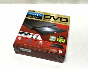 ▽Logitec ロジテック Type-C対応 ポータブルDVDドライブ LDR-PML8U3CVBK 未使用▽010661