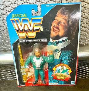 即決激レア ハズブロ HASBRO WWF フィギュア ミリオンダラーマン 1990ブルーカード テッドデヴィアス アキーム GALOOB WCW WWE ホーガン