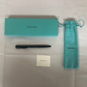 【中古品B】TIFFANY&CO.(ティファニー) ツイスト式ボールペン エルサ・ペレッティ インク：ブラック ※箱・袋付き（管理番号：063102）