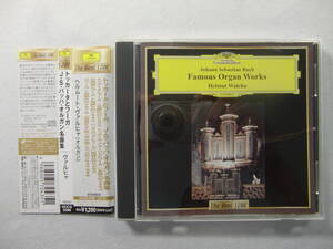 J.S.Bach J.S.バッハ　 /　Famous Organ Works　トッカータとフーガ 　:　 オルガン名曲集　　- Helmut Walcha ヘルムート・ヴァルヒャ -