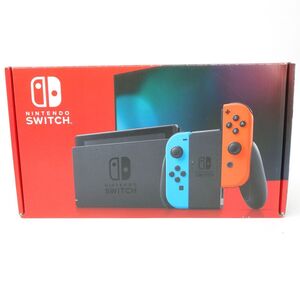 056 任天堂 Nintendo Switch ニンテンドースイッチ 本体 強化版 ネオン HAD-S-KABAA　※中古