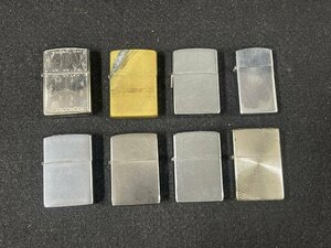 MK0607-46　Zippo　オイルライター　8点セット　喫煙具　タバコ　ジッポ　シルバー/ゴールド色　煙草