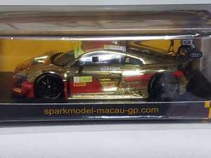 新品 1/43 スパーク SPARK Audi R8 LMS - Audi Sport Team WRT 2nd FIA GT World Cup Macau 2017 Robin Frijns #1