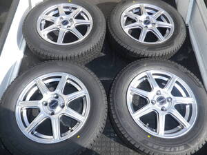 BRIDGESTONE Zart 15x5.5J 4穴100 42 BRIZZAK VRX3 185/65R15 ４本セット未使用品