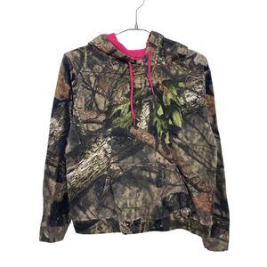 MOSSY OAK プルオーバーパーカー Sサイズ モッシーオーク リアルツリーカモ 迷彩 グリーン 古着卸 アメリカ仕入 t2212-3393