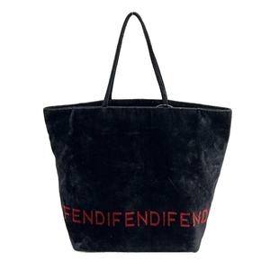 フェンディ FENDI トートバッグ 15734 - 黒×レッド バッグ