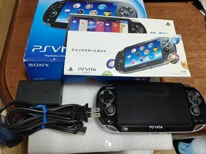 ●PS Vita PSVita Wi-Fiモデル PCH-1000 クリスタル・ブラック 本体 クリスタル ブラック●