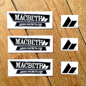 非売品 MACBETH マクベス ステッカー サーフィン スケートボード スニーカー パンク ロック カスタム