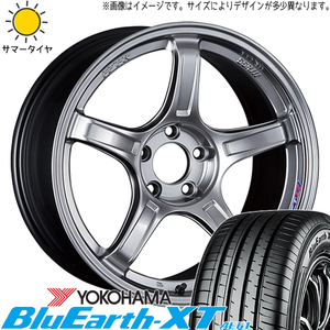 235/55R18 サマータイヤホイールセット ハリアー etc (YOKOHAMA BluEarth AE61 & SSR GTX03 5穴 114.3)