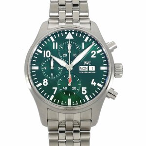 IWC パイロットウォッチ クロノグラフ IW378006 グリーン メンズ 新品 送料無料 腕時計