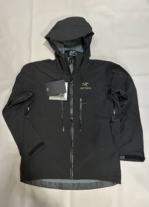 アークテリクス ARCTERYX アルファ SV マウンテンパーカー ジャケット 【Mサイズ】 ブラック GORE-TEX ウインドブレーカー 薄手 フルジップ