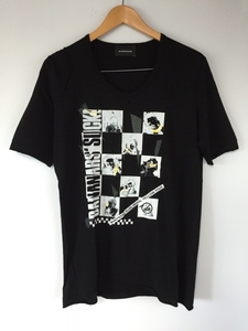 新品 DIET BUTCHER SLIM SKIN ダメージ加工カットソー / ダイエットブッチャースリムスキン Tシャツ Tee Black 黒 ブラック