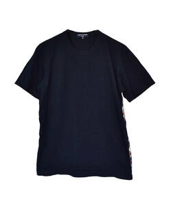 COMME des GARCONS コムデギャルソン サイドチェック 半袖Tシャツ 867