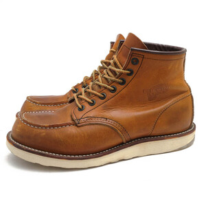 RED WING レッドウィング ワークブーツ 875 Classic Work 6inch Moc toe Oro-Russet Portage オロラセット ポーテージ 牛革 IRISH SETTER