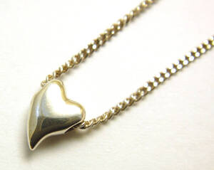 SP◆USED◆洗浄済SILVER925 STAR JEWELRY プチハート スタージュエリー ペンダントネックレス 925