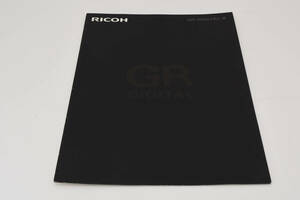 送料360円　【コレクター収集 良品】 RICOH リコー GR DIGITAL III 商品カタログ パンフレット カメラ　同梱可能 ＃8746