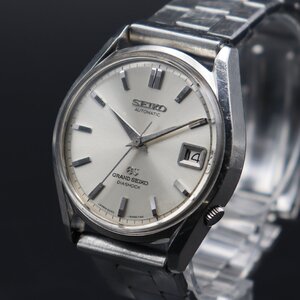 希少 OH済 GRAND SEIKO 62GS 初期型 グランドセイコー 6245-9000 Cal.6245A 自動巻き 1966年製 デイト BAMBIブレス アンティーク メンズ