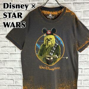 Disney × STAR WARS ディズニー × スターウォーズ チューバッカ WDW Tシャツ半袖 輸入品 春服 夏服 海外古着 ディズニーパークス コラボ