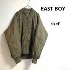 EASTBOY レディース ブルゾン ドルマンスリーブ アウター フリー