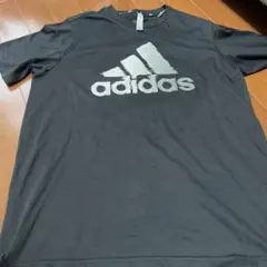 夏用adidas半袖シャツサイズLブラック