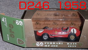 69 1/43フェラーリ D246 1号車 1958 F1 ブルム BRUMM Ferrari 