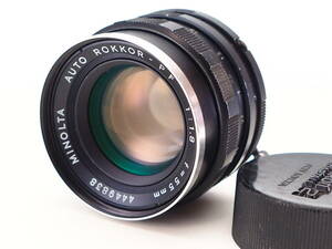 ★美品★ MINOLTA ミノルタ MC ROKKOR-PF 55mm F1.8 #1350