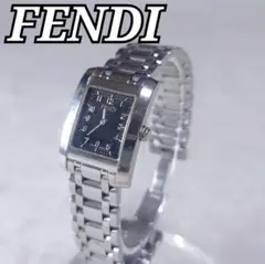 FENDI フェンディ 7000L クラシコ ブラック シルバー レディース