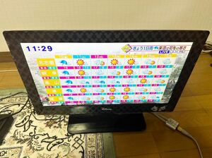 【動作良品】ディズニー 液晶テレビ　ミッキー&ミニー 19インチDVD内蔵デジタルハイビジョンLEDテレビ　DY-TV190MM-BK