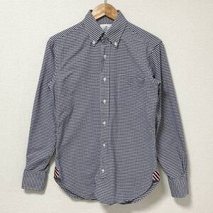 BLACK FLEECE BY Brooks Brothers USA製 ギンガムチェック ボタンダウン 長袖 シャツ BB00サイズ ブラックリース 4040103