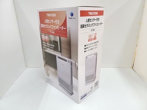 【中古品】 テクノス TEKNOS 人感センサー付き 消臭セラミックファンヒーター 活性炭配合フィルター搭載 TS-800 ○YR-17116○