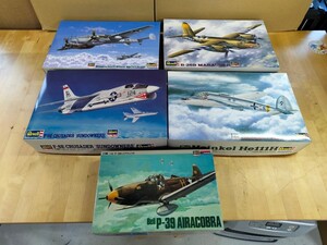 N160 ハセガワ レベル モノグラム 1/48 戦闘機 爆撃機 5点セット まとめ