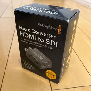 Blackmagicd esign HDMI to 3G-SDI Micro Converter コンバーター 中古