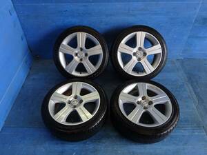 マツダ デミオ純正16インチホイール 4本 6.5J +50 4H 100 FALKEN ZIEX ZE914 195/45R16 ベリーサ MAZDA DEMIO VERISA ファルケン