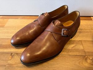 John Lobb Ashill 9E ジョンロブ モンクストラップ ブラウンミュージアムカーフ？　美品　着用一回