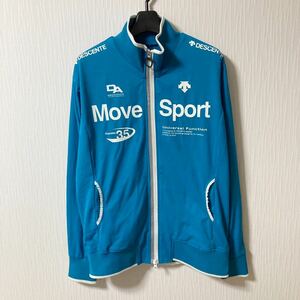 DESCENTE デサント MOVE SPORT ムーブスポーツ ジャージ トラックジャケット Oサイズ 水色 レディース