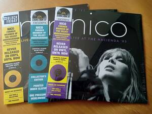 3枚セットで【アナログLP】Nico「Hacienda 