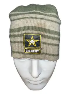 [0] U.S. Army Striped Beanie