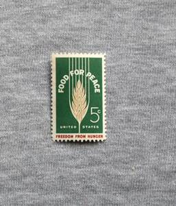 USA243　アメリカ　1963年　飢餓救済運動　5セント　単片切手1枚
