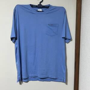 【USA輸入】GREG NORMAN サメ 古着 Tシャツ ブルー メンズXL