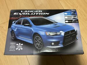 ブルー アミューズメント景品 三菱 ランサーエボリューション ファイナルエディション ラジコン LANCER EVOLUTION ランエボ