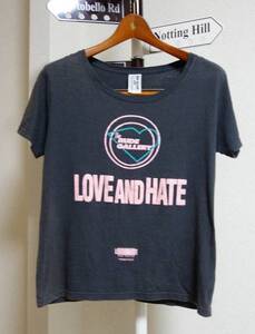 ルードギャラリー 「LOVE AND HATE」 Tシャツ 2 グレー