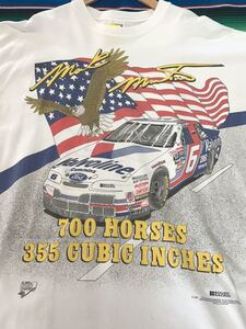 Mark Martin American Muscle Tシャツ　ナスカー　USA レース　レーシング　ドライバー　ビンテージ　世田谷ベース　古着　アメカジ