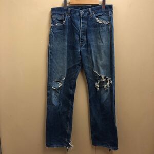 ★1円スタート　 Levis リーバイス 501 デニムパンツ 555 バレンシア　w36 米国製　97年　現状品